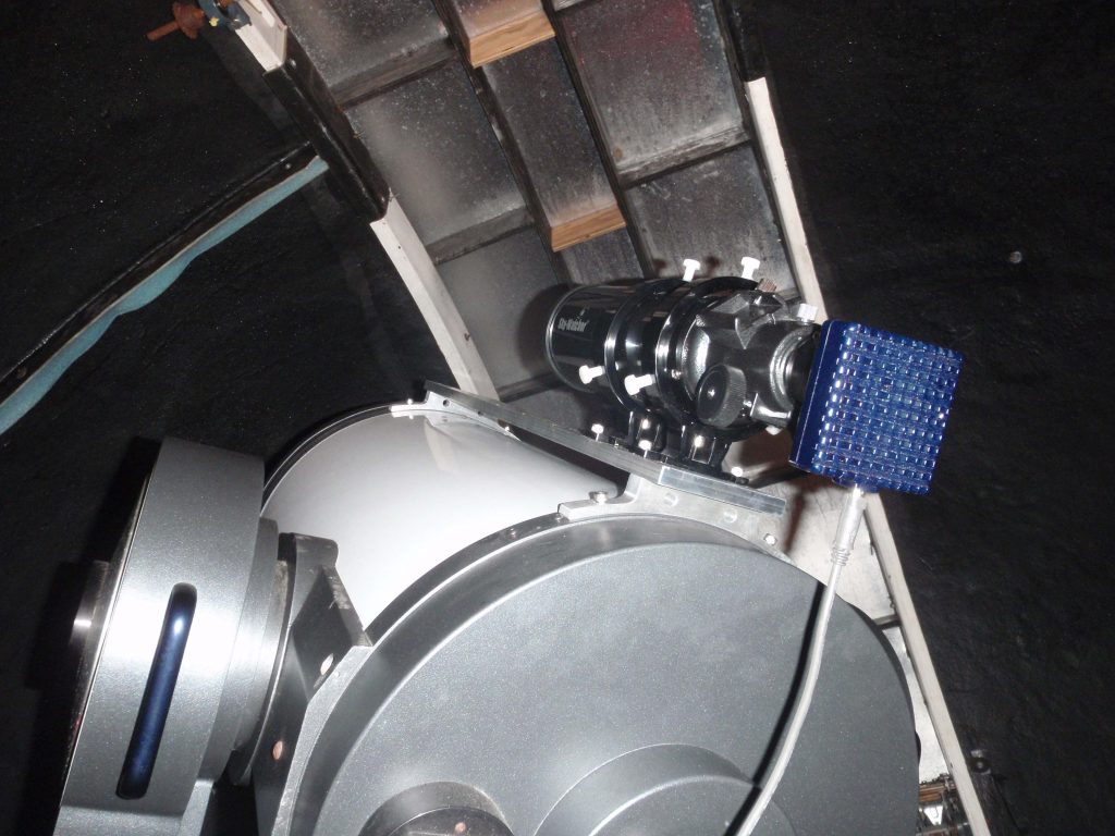 Our new 80mm Guide Scope with Meade DSI camera.